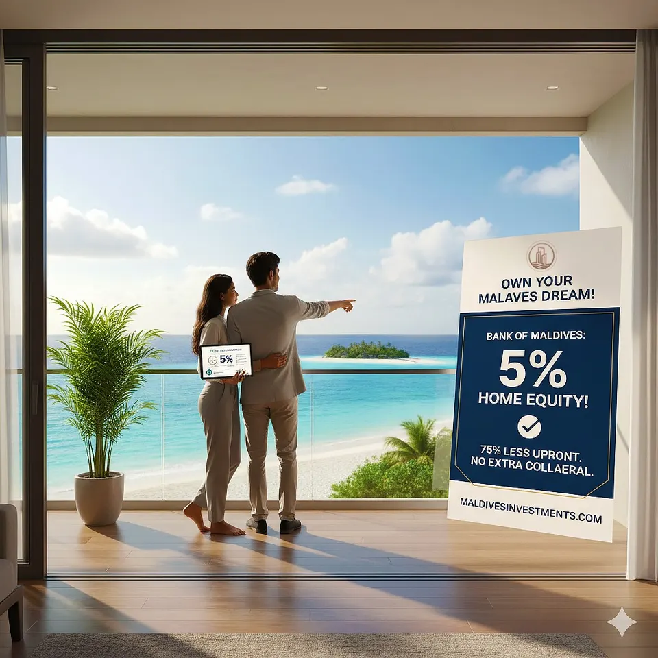Bank of Maldives Slashes Home Loan Equity to 5%