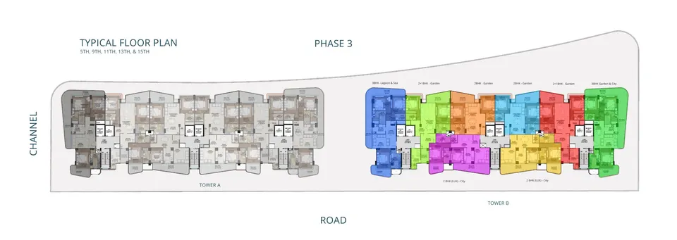Floor plan: Tower B Plan