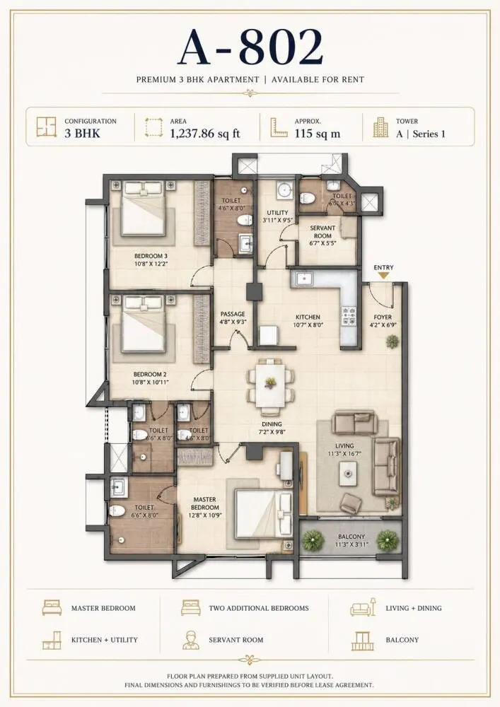Rent apartments Luxera Naadhee /Sosun magu
