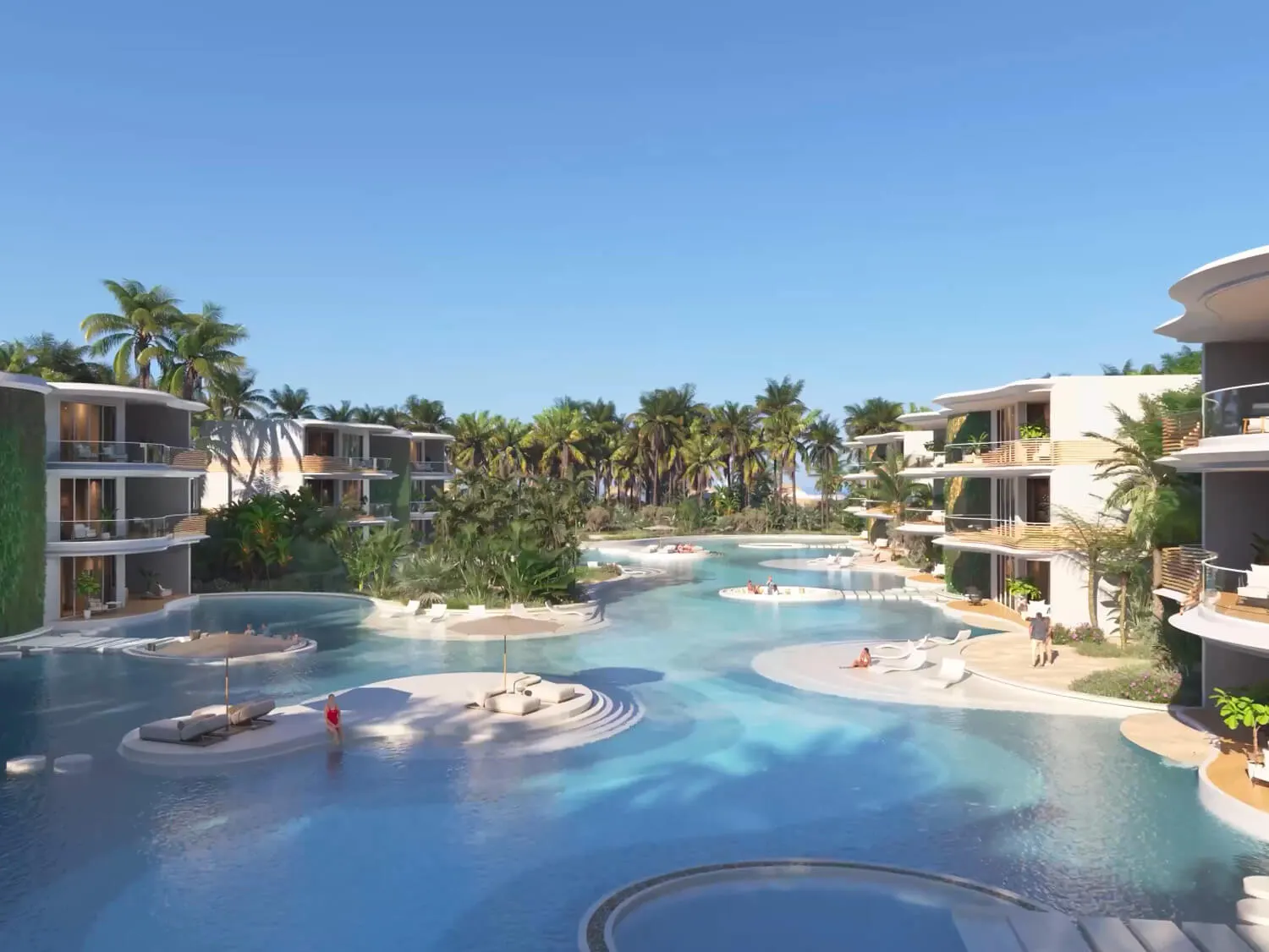 2 Bedroom Water Villas with Pool - SAMANA Ocean Views