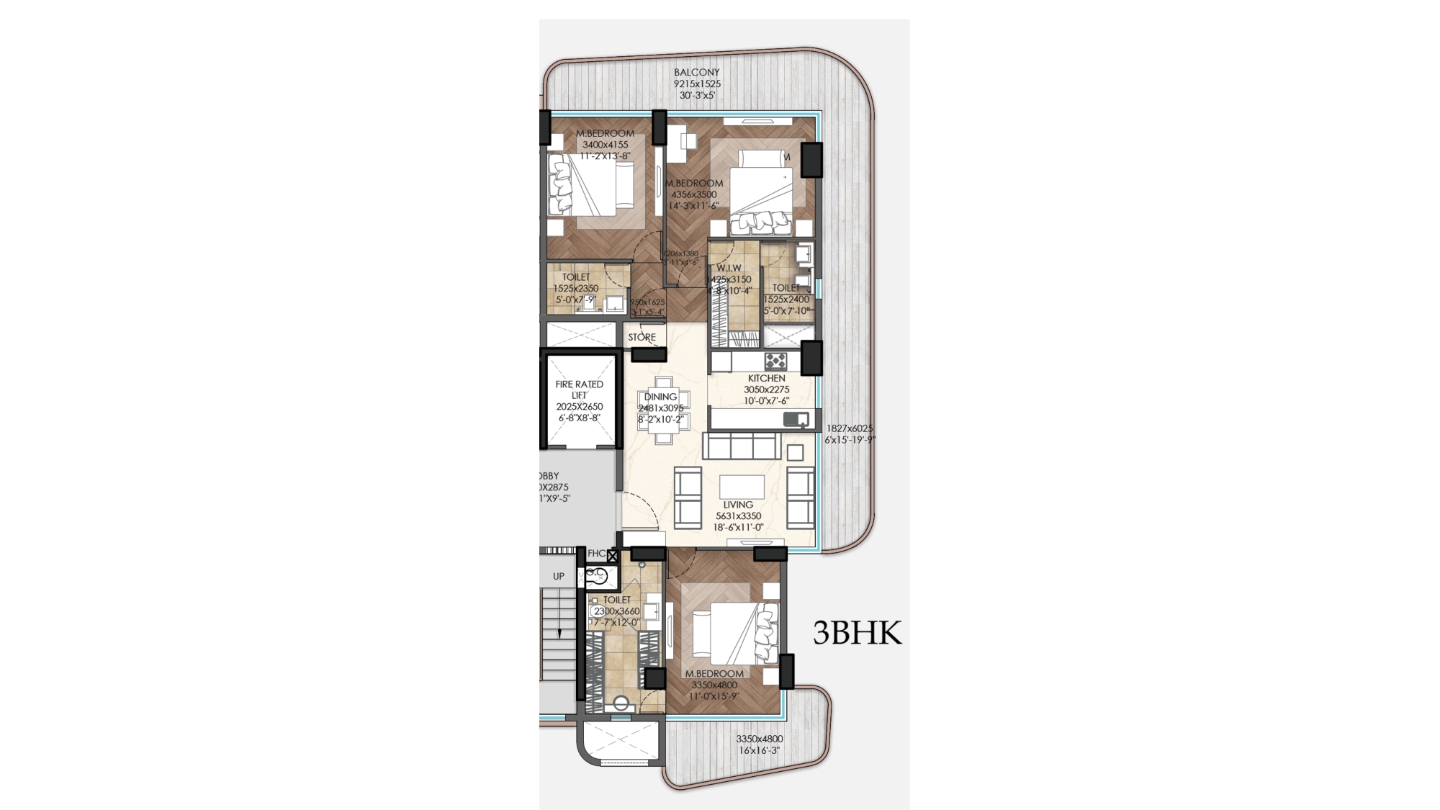 3BHK