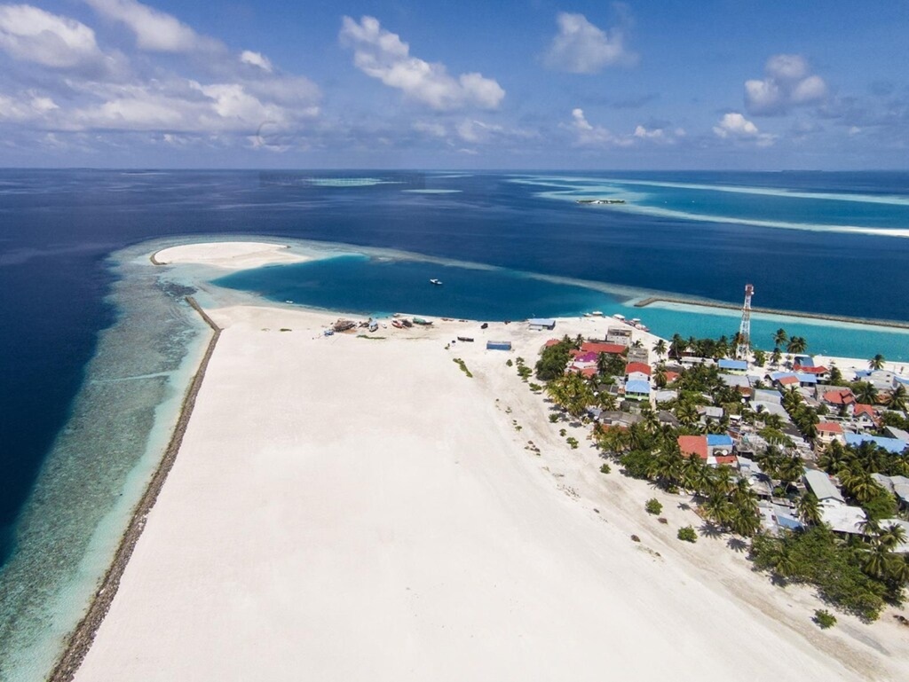 Houses in the Maldives
